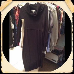 Decree Black Sweater Dress